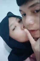 AURELIA Cewek Jilbab Live Ngewe Sama Pacarnya