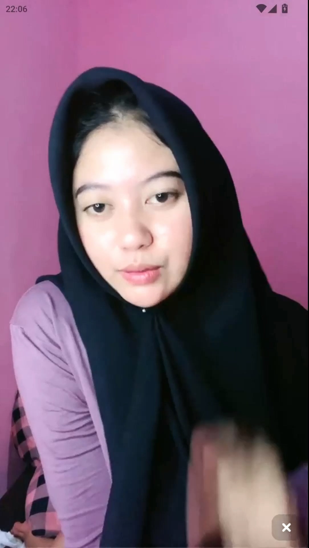 Kenakalan NANA Hijab Live Buka Payudara
