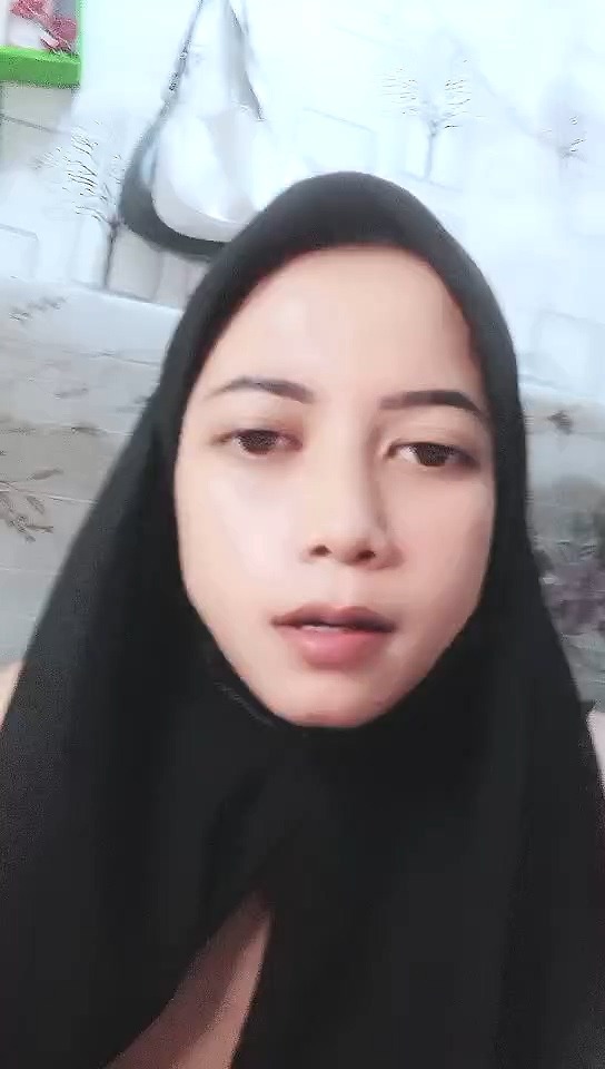 Miss Rain Hijab Hitam Show Ewe Sama Brondong