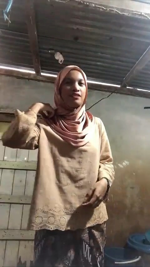 Cewek Desa Hijab Buka Bukaan