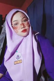 DAMIA Zahra Hijab Sange Buka Baju Colmek Enak