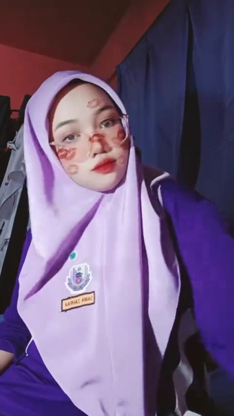 DAMIA Zahra Hijab Sange Buka Baju Colmek Enak